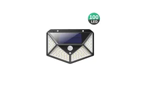 100 LED Solar Outdoor Wall Motion Sensor light