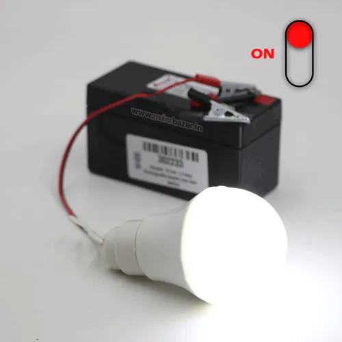 12VDC Solar LED Bulb