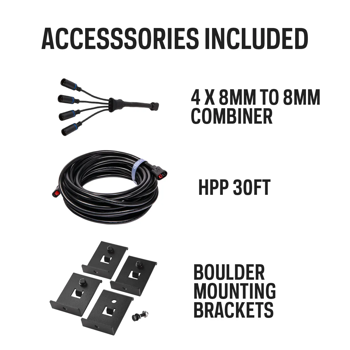 (2) Boulder 100 Solar Panel Mountable Bundle