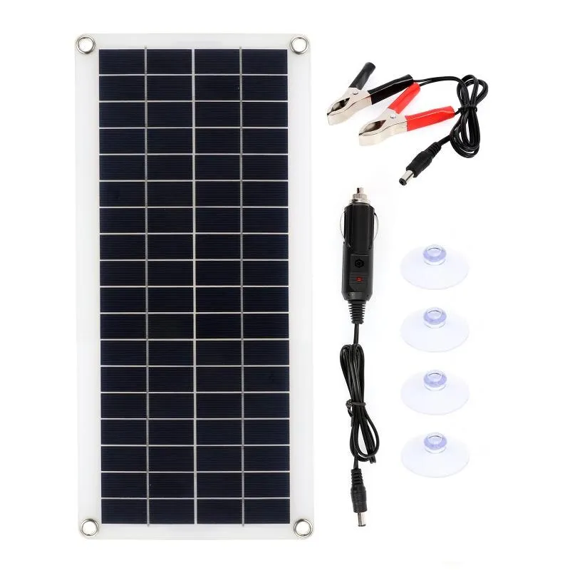 300W Portable Waterproof Solar Panel Kit cells