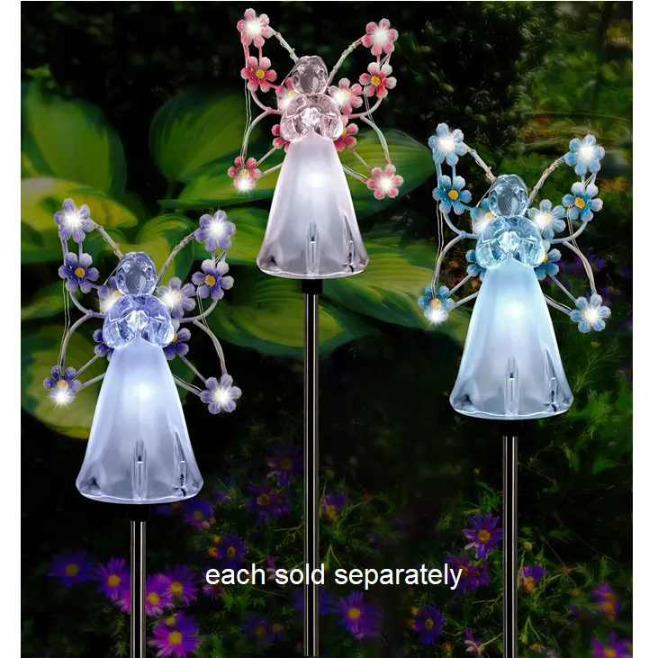 30" Solar Angel Garden Stake