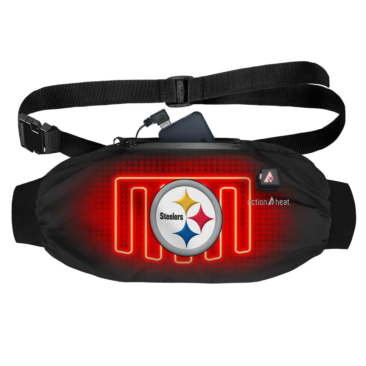 ActionHeat Pittsburgh Steelers 5V Battery Heated Hand Muff