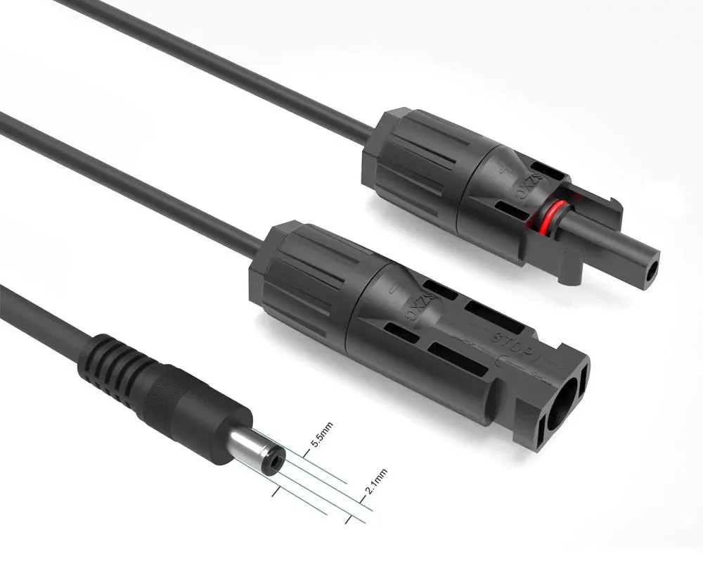 Adaptor Cable - MC4 to DC5521 (male)