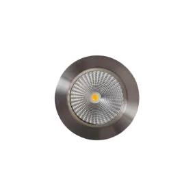 Aluminium Fixed Flush LED Downlight | Stainless Steel | Five Colour