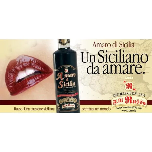 Amaro di Sicilia alle erbe dell'Etna, 50 cl