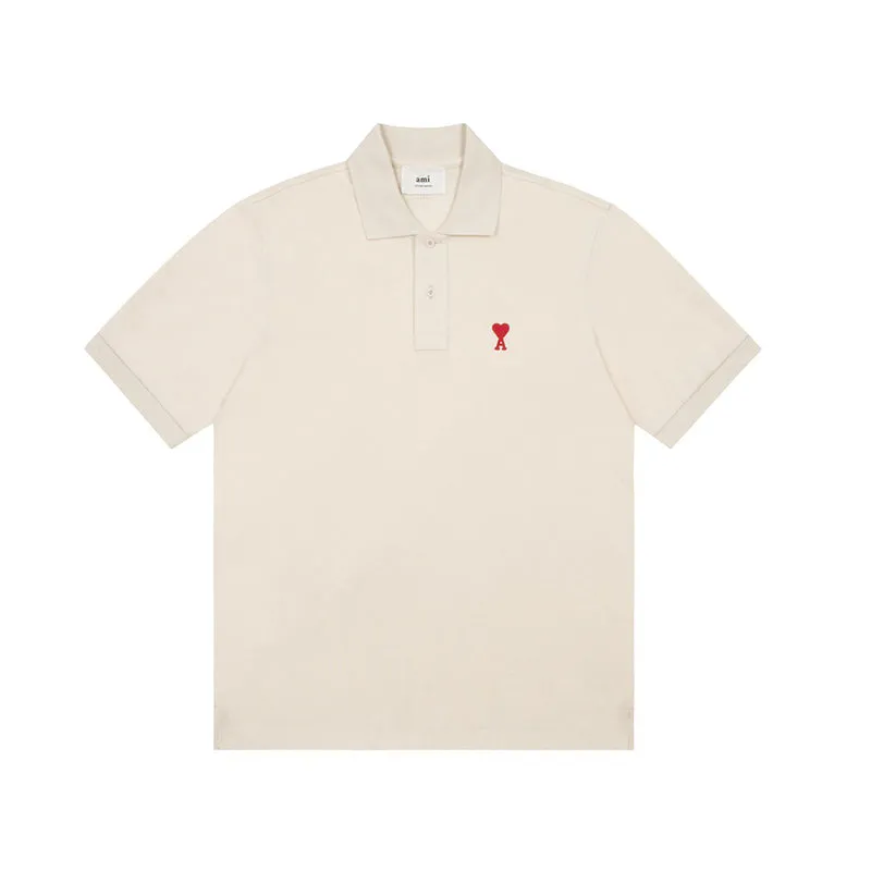 Ami De Coeur Polo Shirt Cream