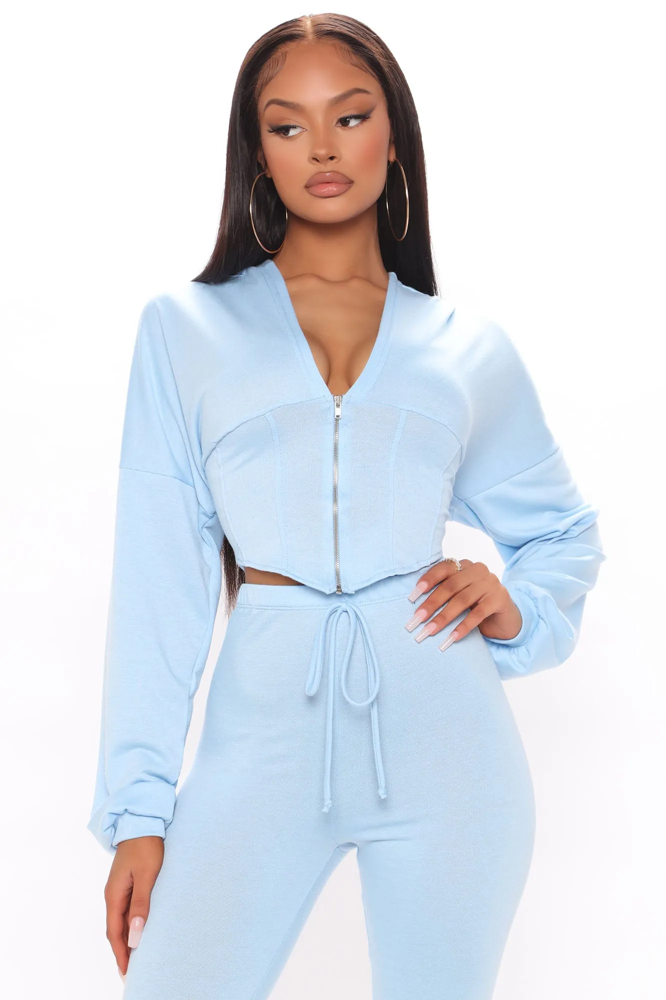 Better Than Ever Hoodie Set - Blue