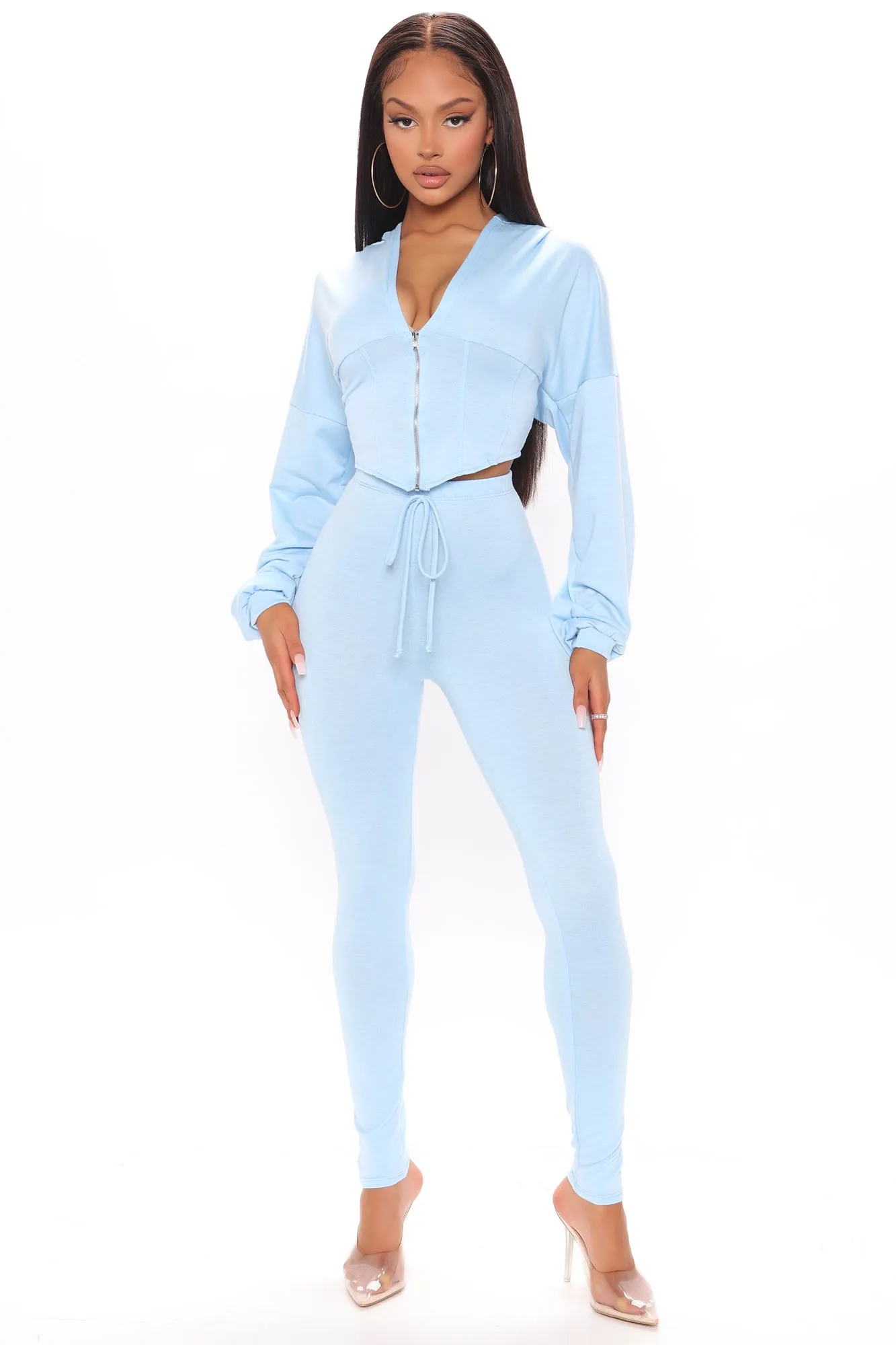 Better Than Ever Hoodie Set - Blue