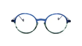 Caroline Abram-71670-Tête à Lunettes-44-18-130-Blue-Gradient-Green-Tort-Bleu-Dégradé-Vert