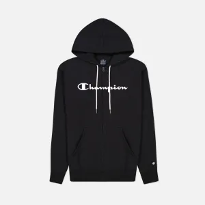 Champion Hoodie Full Zip Sweatshirt 217929 Black