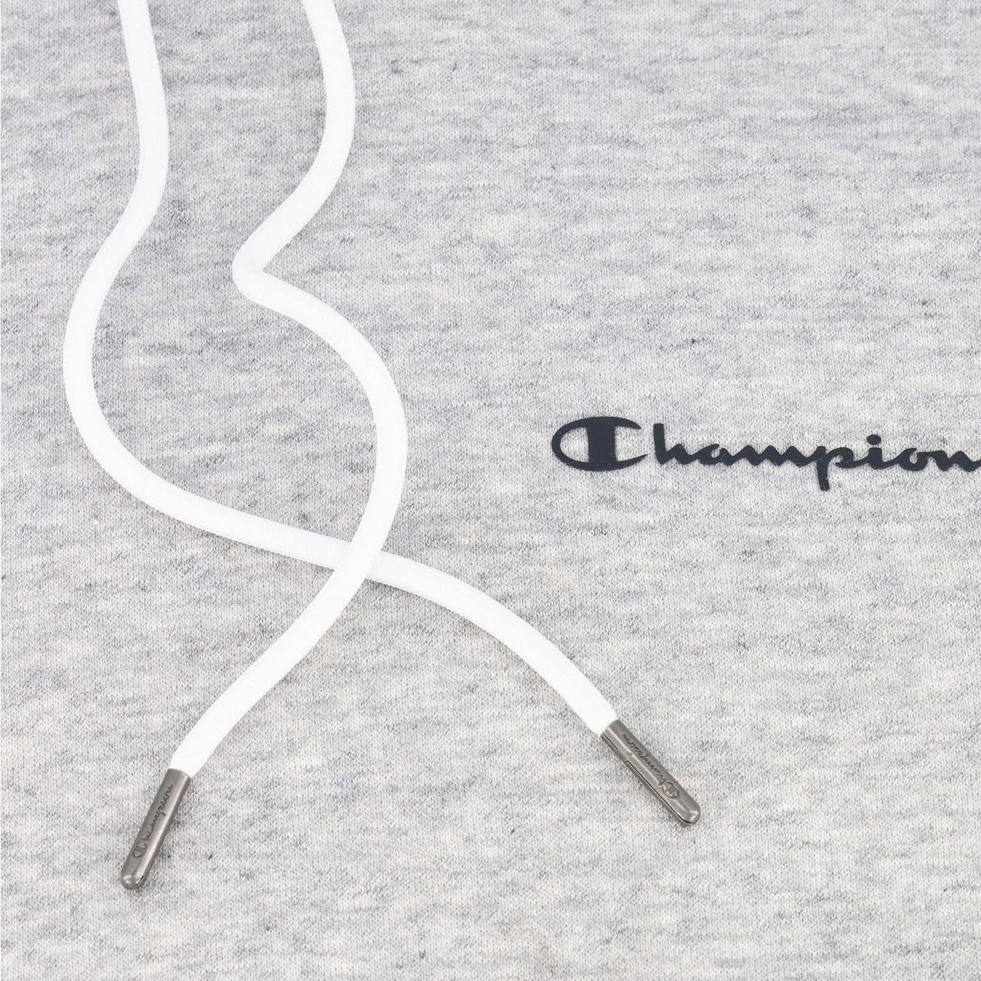 Champion Hoodie Full Zip Sweatshirt 218282 Grey Melange