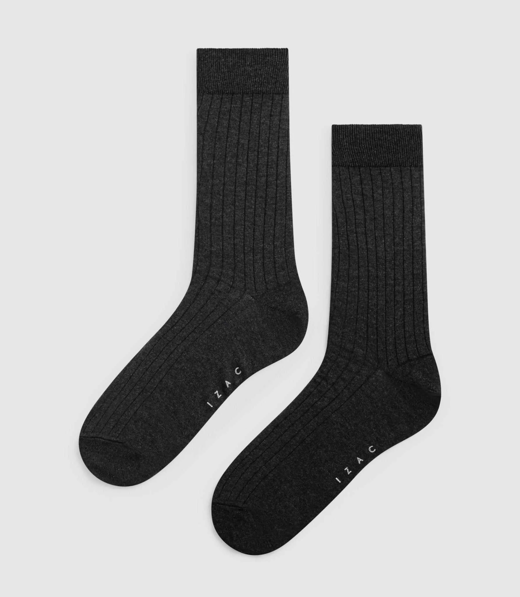 Chaussettes fil d'Ecosse noir RICOTE