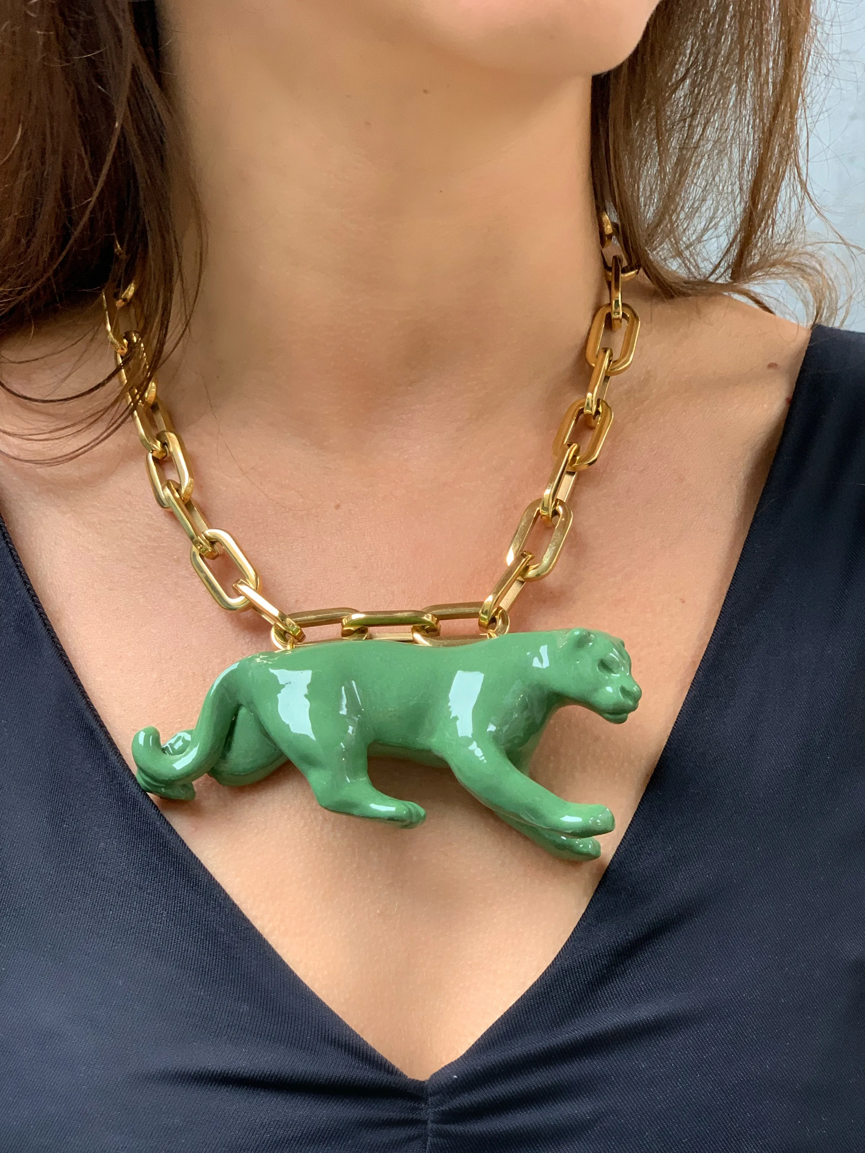 Cleo necklace green