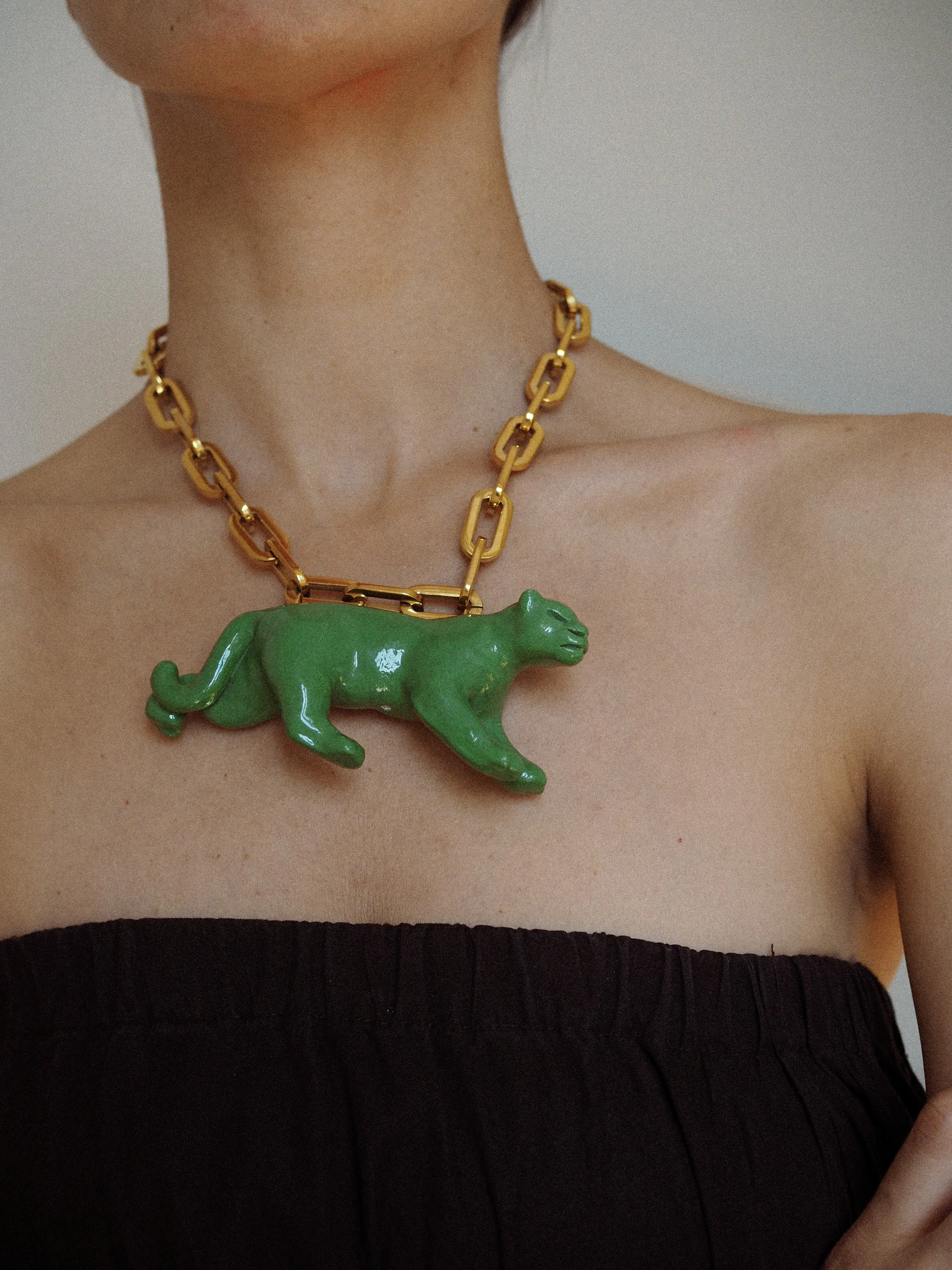 Cleo necklace green