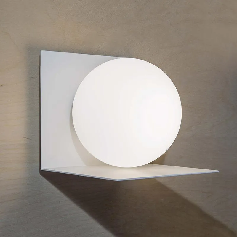 Contemporary Balancing Globe Wall Light | SALE