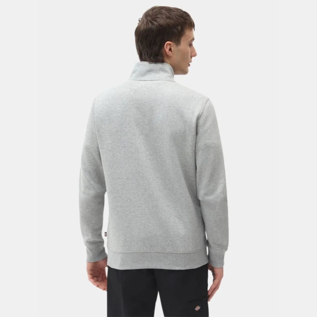 Dickies Oakport Quarter Zip Grey Melange