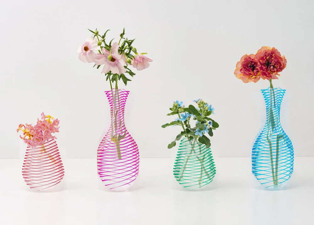 Flower Vase (Swivel Stripes)