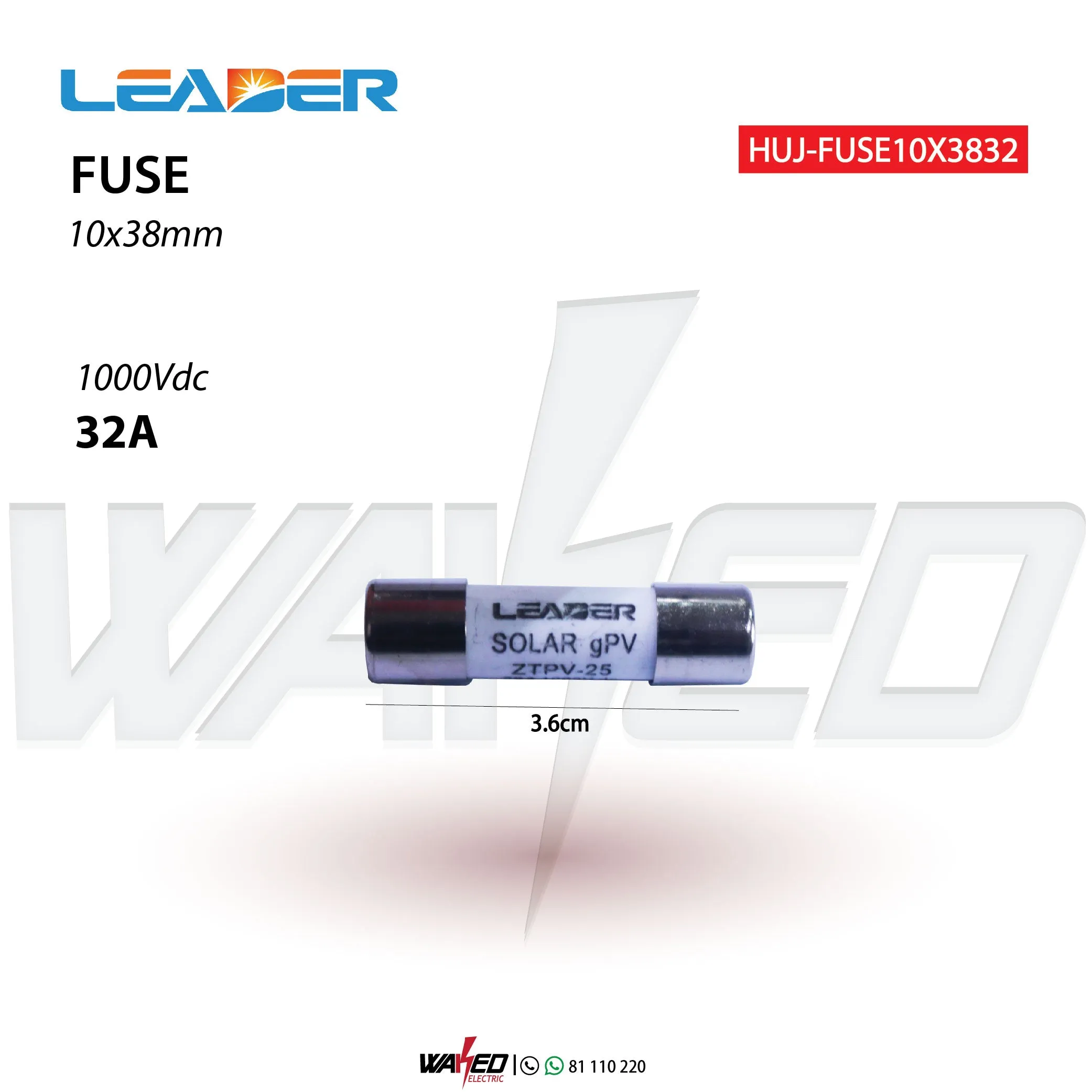 Fuse - 20A & 25A & 32A - DC