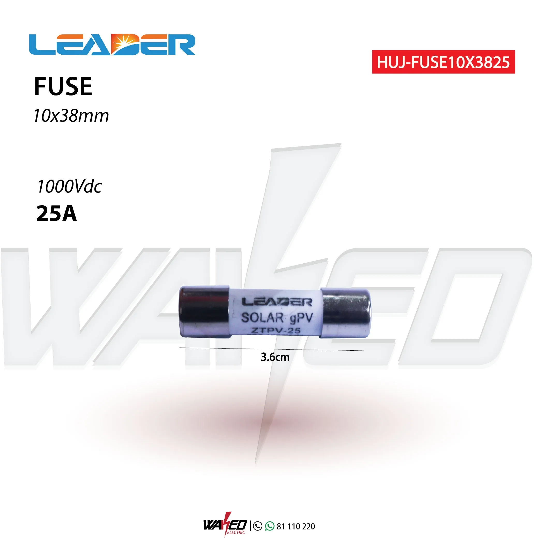 Fuse - 20A & 25A & 32A - DC