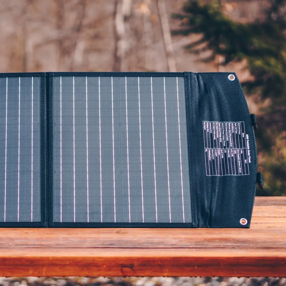 Fusion 40 Watts - Foldable and Portable Solar Panel