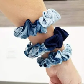 Indigo Scrunchie