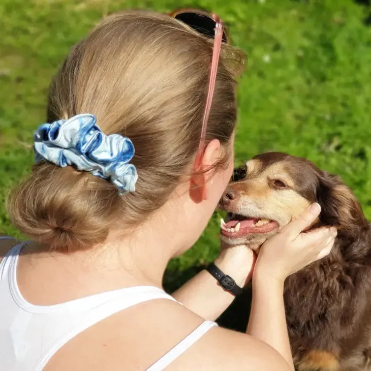 Indigo Scrunchie