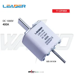 Industrial fuse - 400A - DC - LEADER