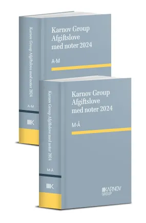 Karnov Group Afgiftslove med noter 2024 - Abonnement