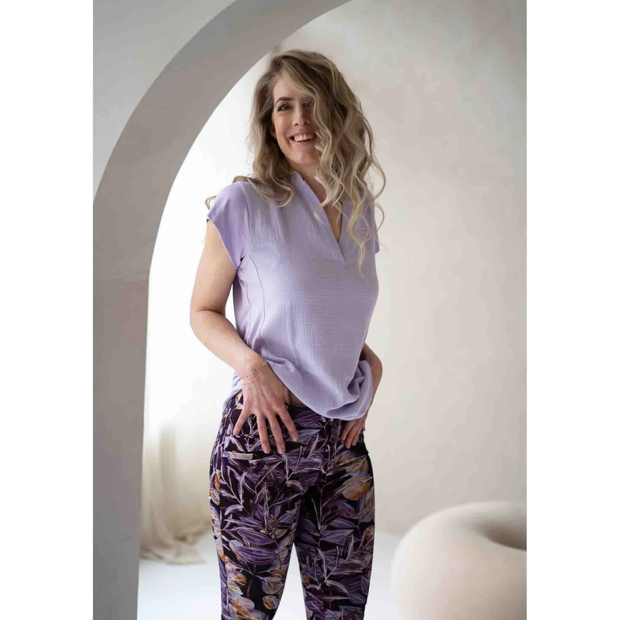 LongLady Broek Barbra Print