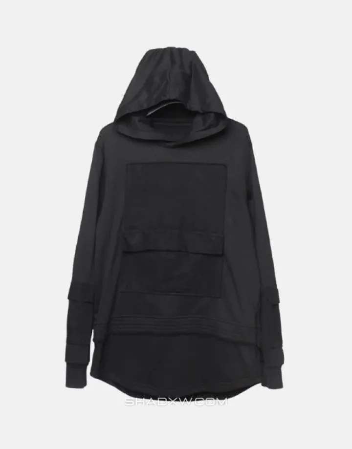 Oversized techwear hoodie