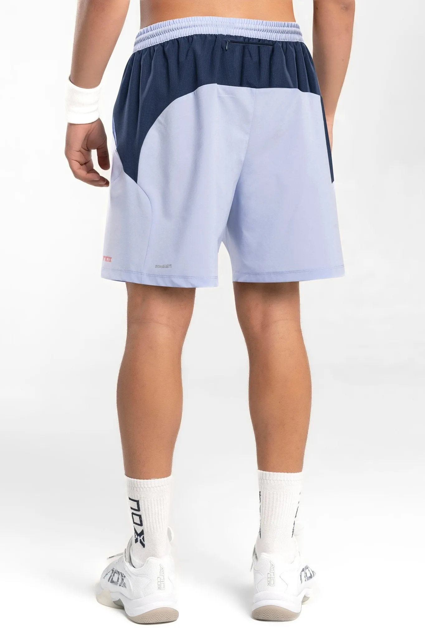 PANTALÓN CORTO deportivo de pádel hombre PRO lavanda claro