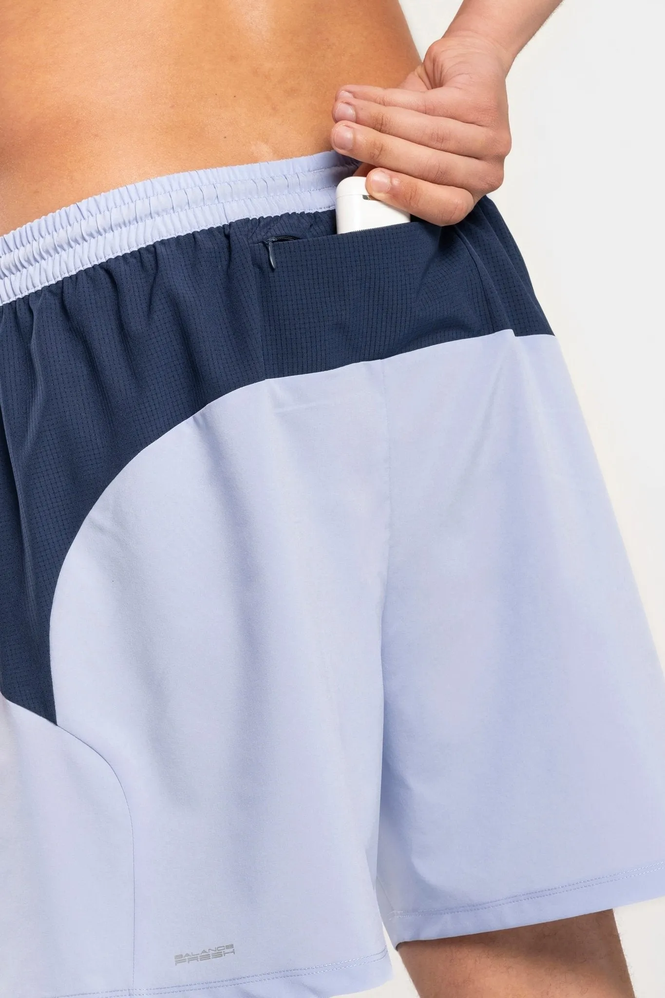 PANTALÓN CORTO deportivo de pádel hombre PRO lavanda claro