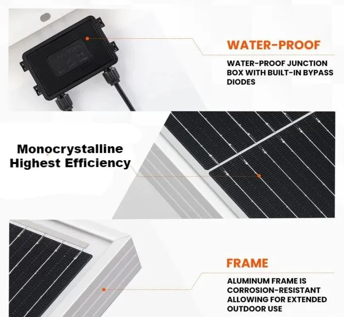 RSolarX™ 200W Solar Panel: Monocrystalline, 24V, Higher Efficiency Off-Grid