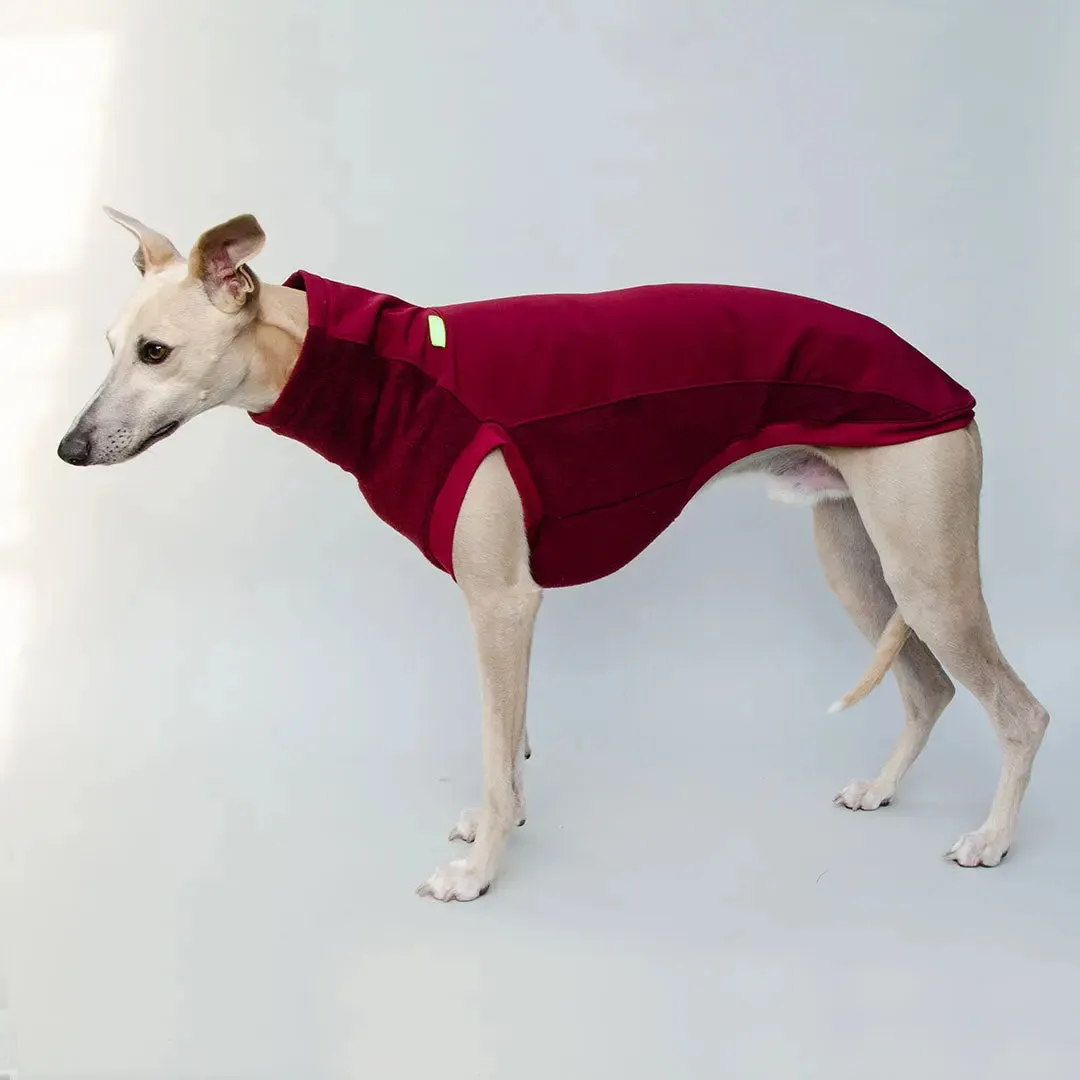 Softshell Hundepullover "Smart" - bordeaux