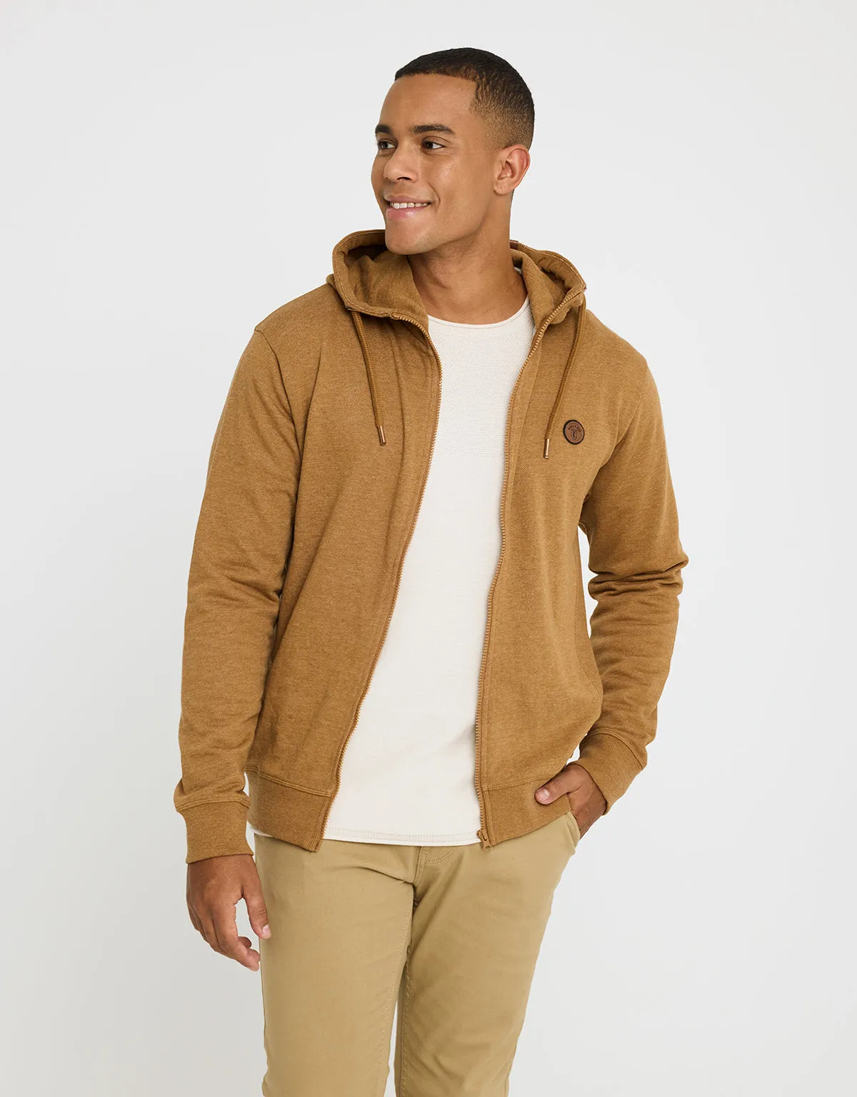 Sudadera con Capucha Camel - Enclume