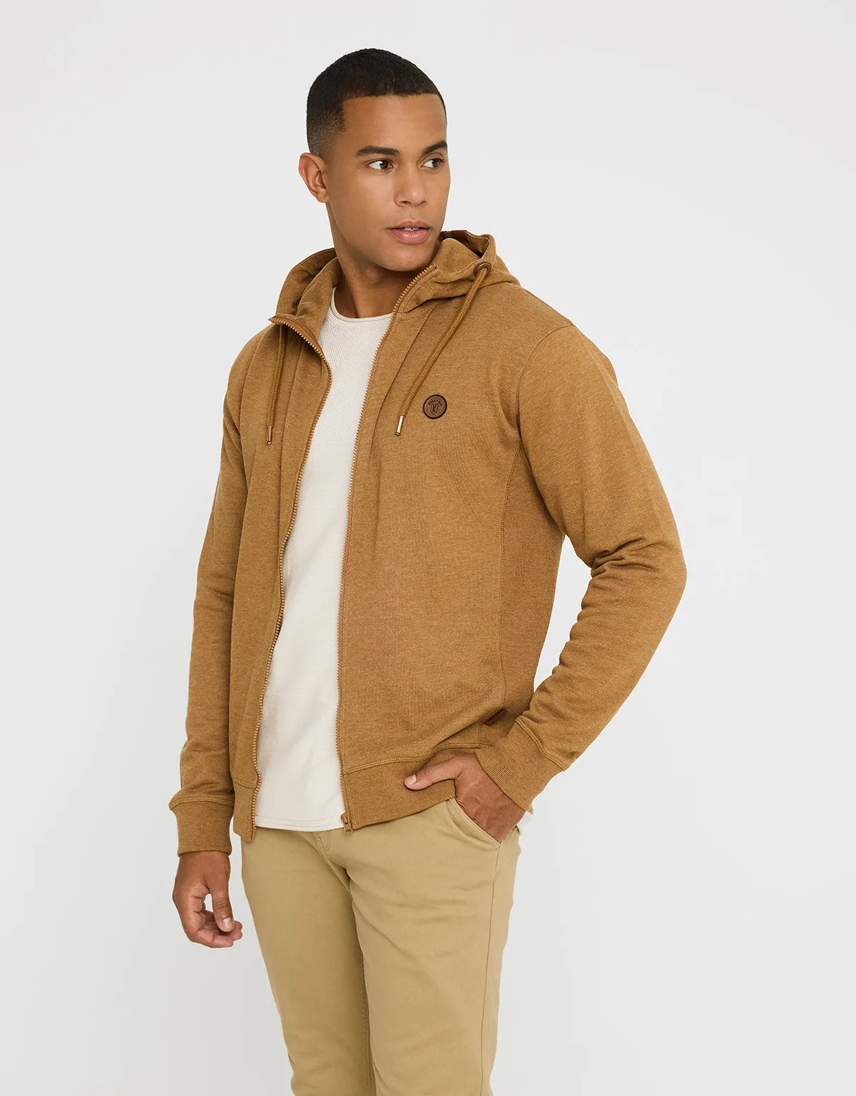 Sudadera con Capucha Camel - Enclume