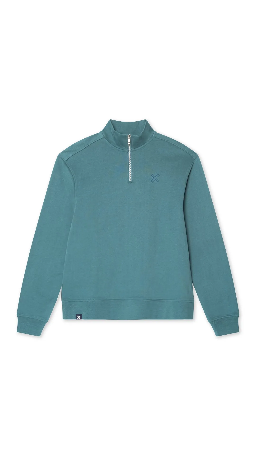 SUDADERA HALF ZIP REEF AMAZON GREEN