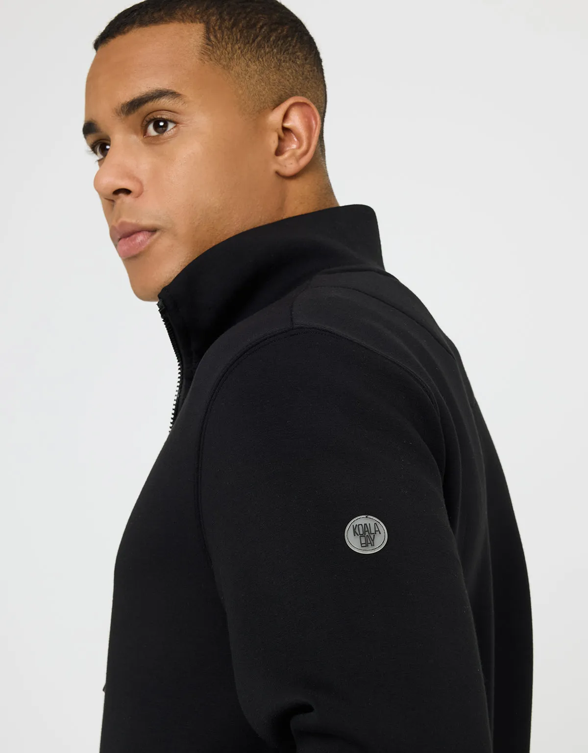 Sudadera sin Capucha Negro - Morecambe