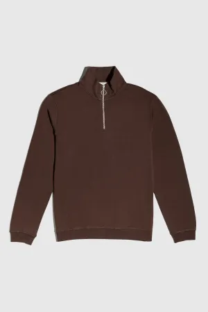 THE ESPRESSO ZIPPER SWEAT